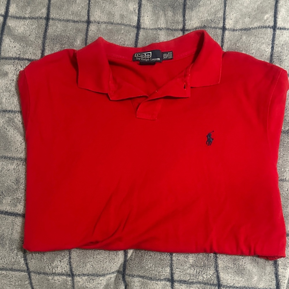 Ralph Lauren Vibrant Red Polo Shirt